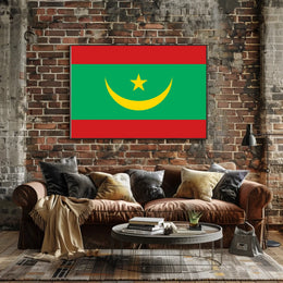 Mauritania Flag Poster