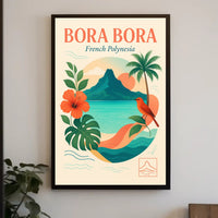 Bora Bora French Polynesia Poster PosterGoat