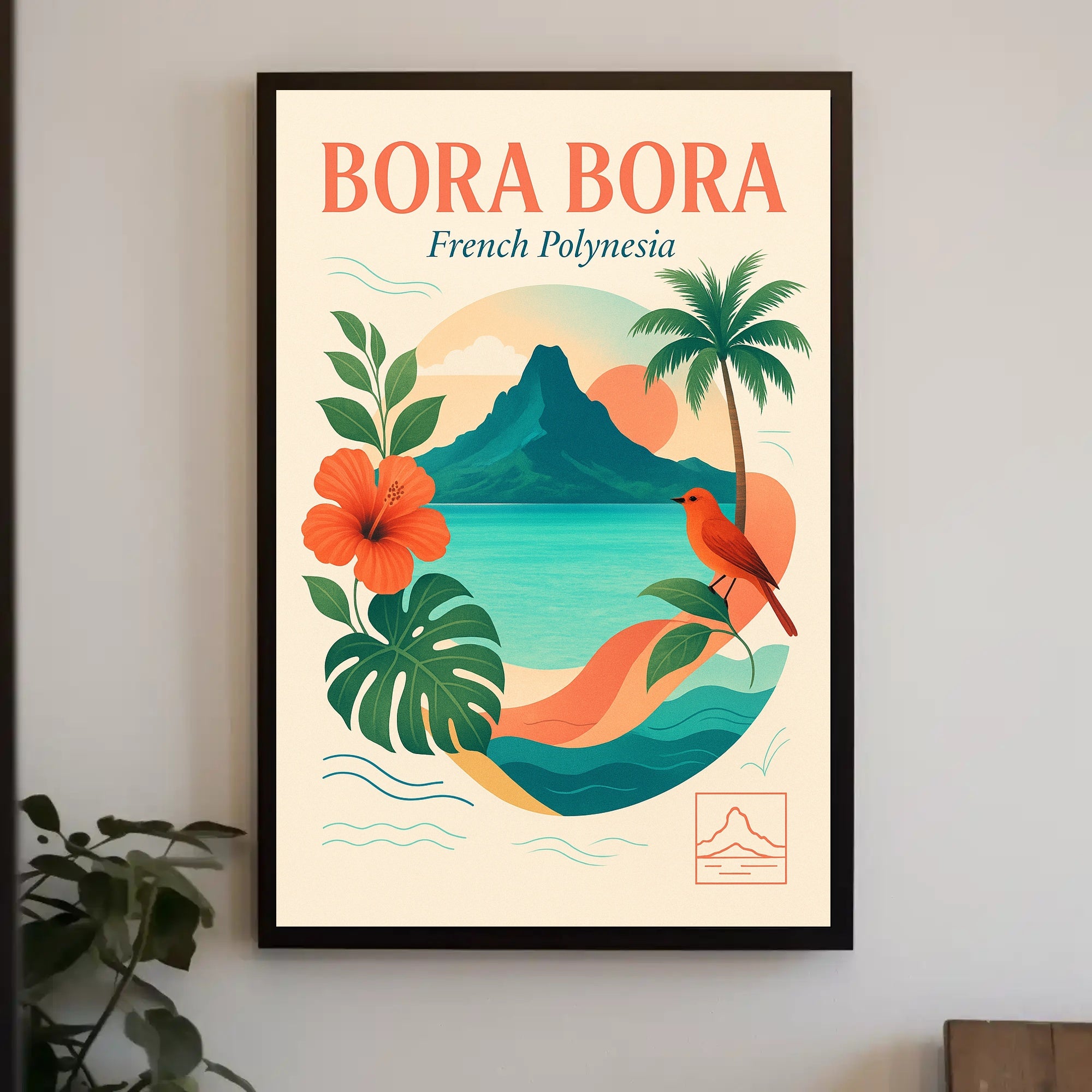 Bora Bora French Polynesia Poster PosterGoat