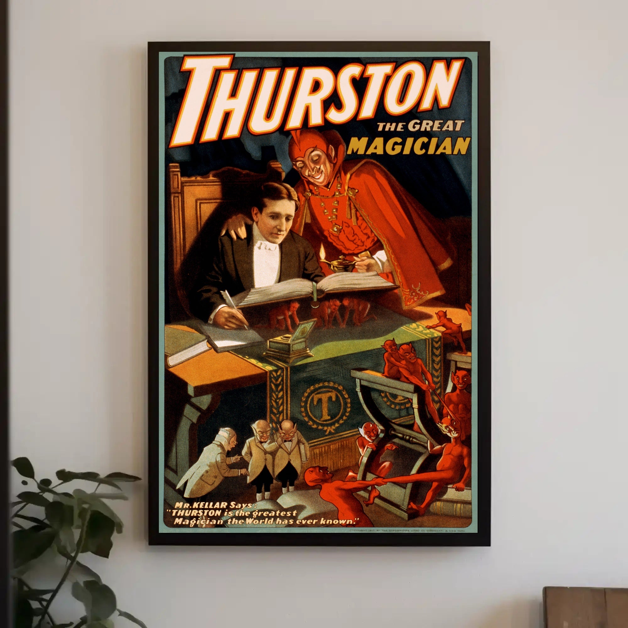Thurston Vintage Magic Show Art Print - Cultural Poster
