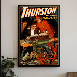 Thurston Vintage Magic Show Art Print - Cultural Poster