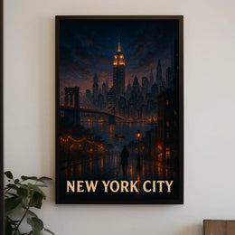 New York City Skyline Poster