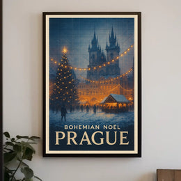 Bohemian Noël In Prague Poster