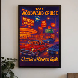2025 Woodward Cruise Poster