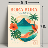 Bora Bora French Polynesia Poster PosterGoat