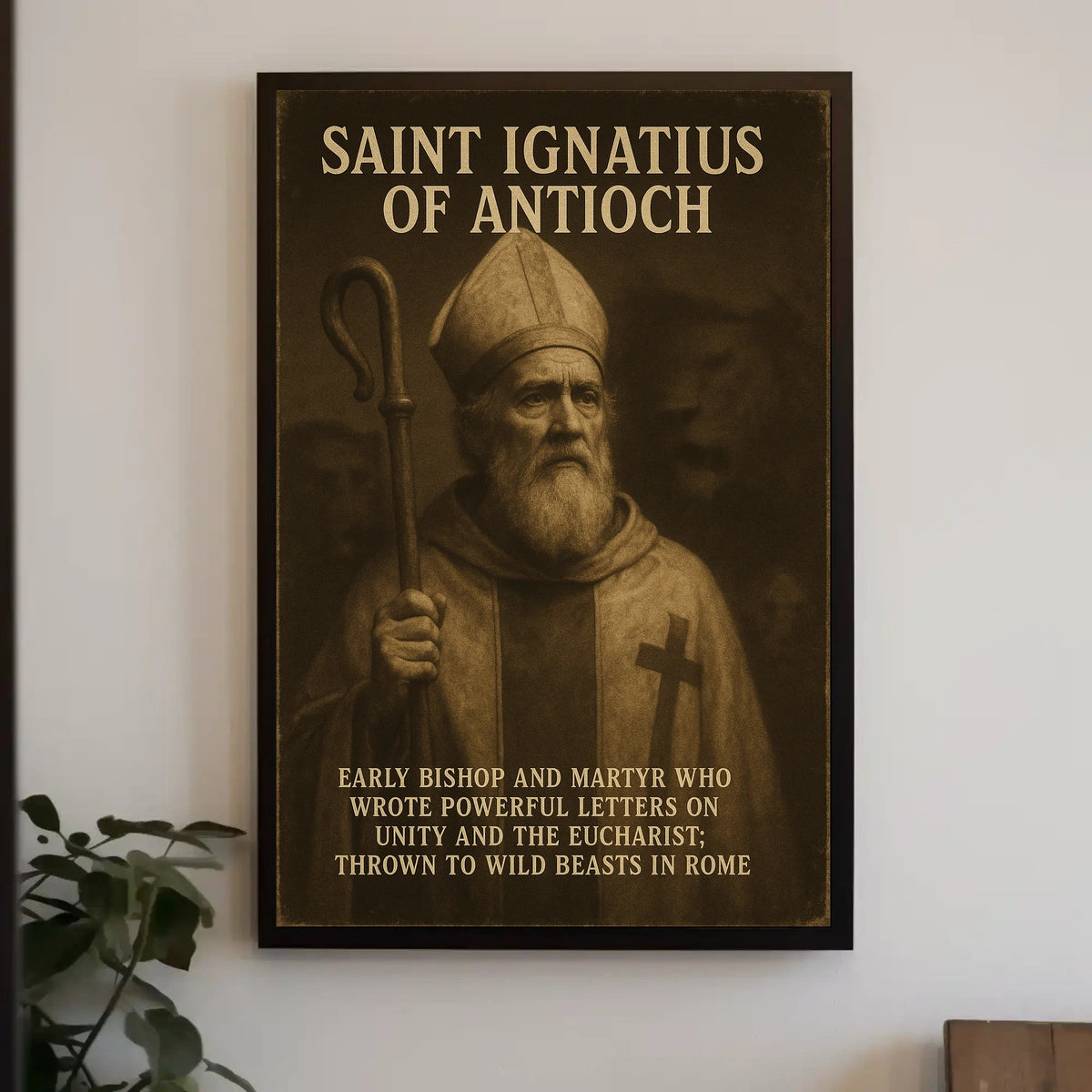 Saint Ignatius Of Antioch Poster