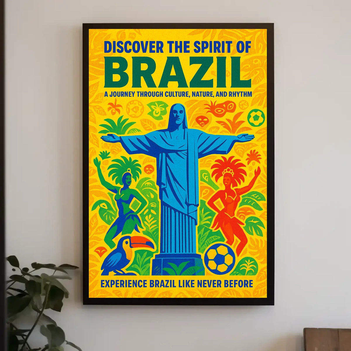 Discover the Spirit of Brazil Poster