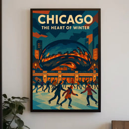 Chicago The Heart Of Winter Poster