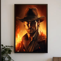 The Fiery Adventurer Poster