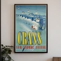 Crans-Sur-Sierre Ski Resort Poster