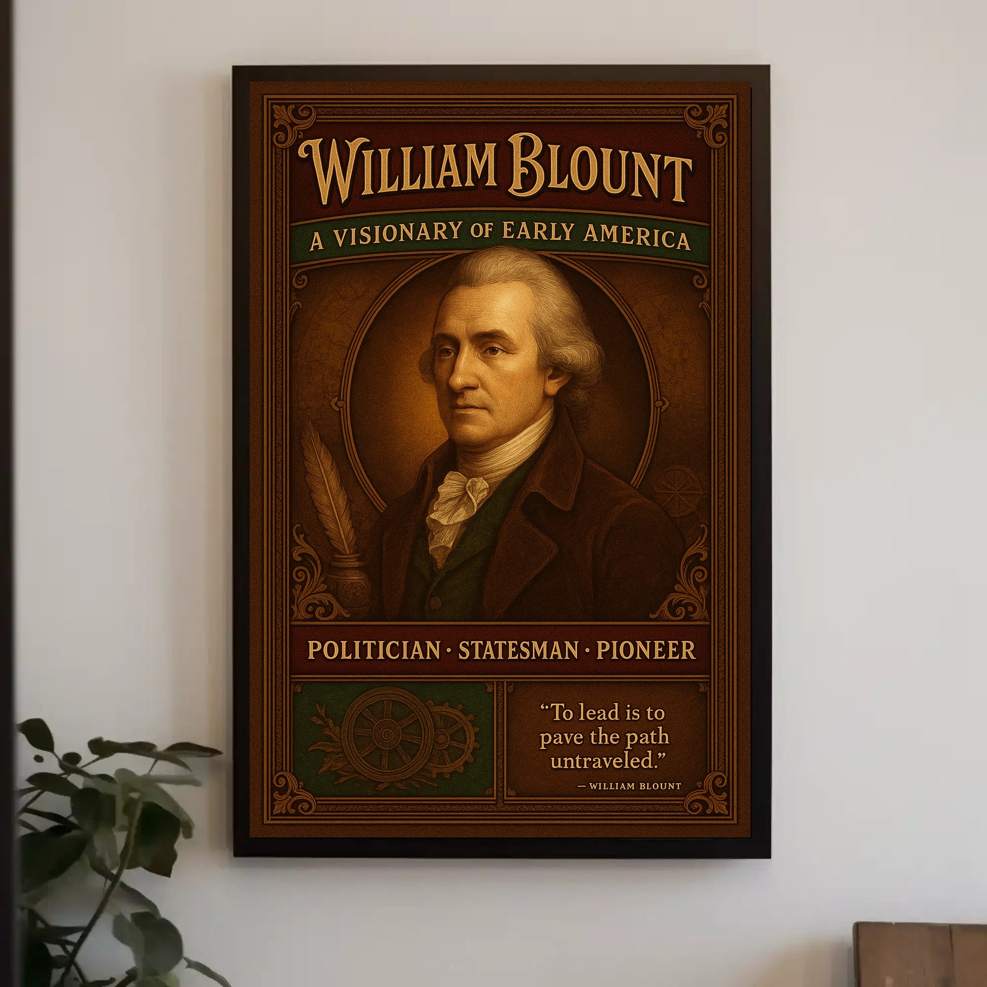 William Blount A Visionary of Early America Poster PosterGoat