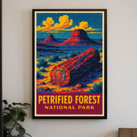 Petrified Forest Vintage Adventure Poster