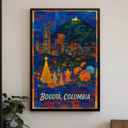 Bogotá, Colombia Festive Nights Poster