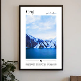 Karaj Scenic Beauty Poster - Urban or Cityscape Poster PosterGoat