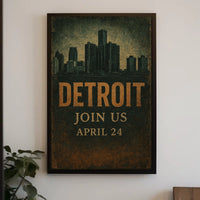 Detroit Event Invitation Poster