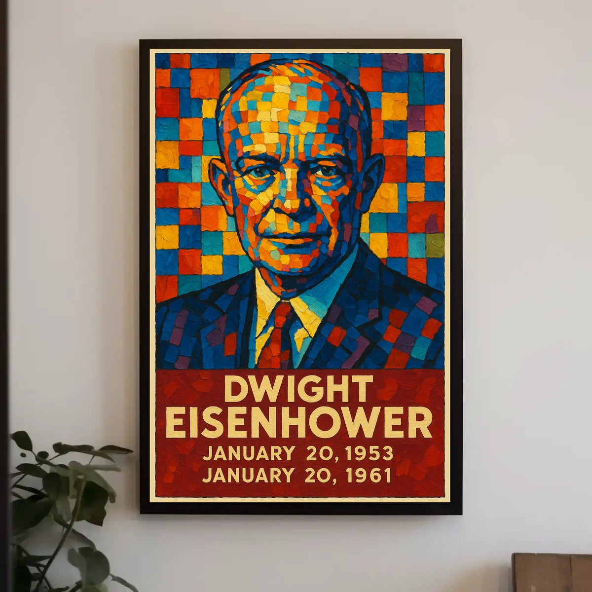 Dwight Eisenhower Presidential Tenure Poster