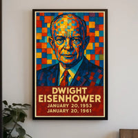 Dwight Eisenhower Presidential Tenure Poster