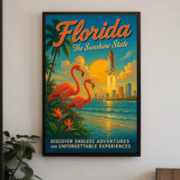 Florida The Sunshine State Poster