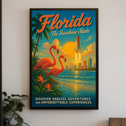 Florida The Sunshine State Poster
