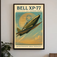 Bell XP-77 Lightweight Fighter Poster