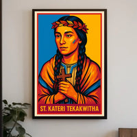 St. Kateri Tekakwitha Poster
