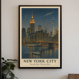 New York City A Vibrant Metropolis Poster