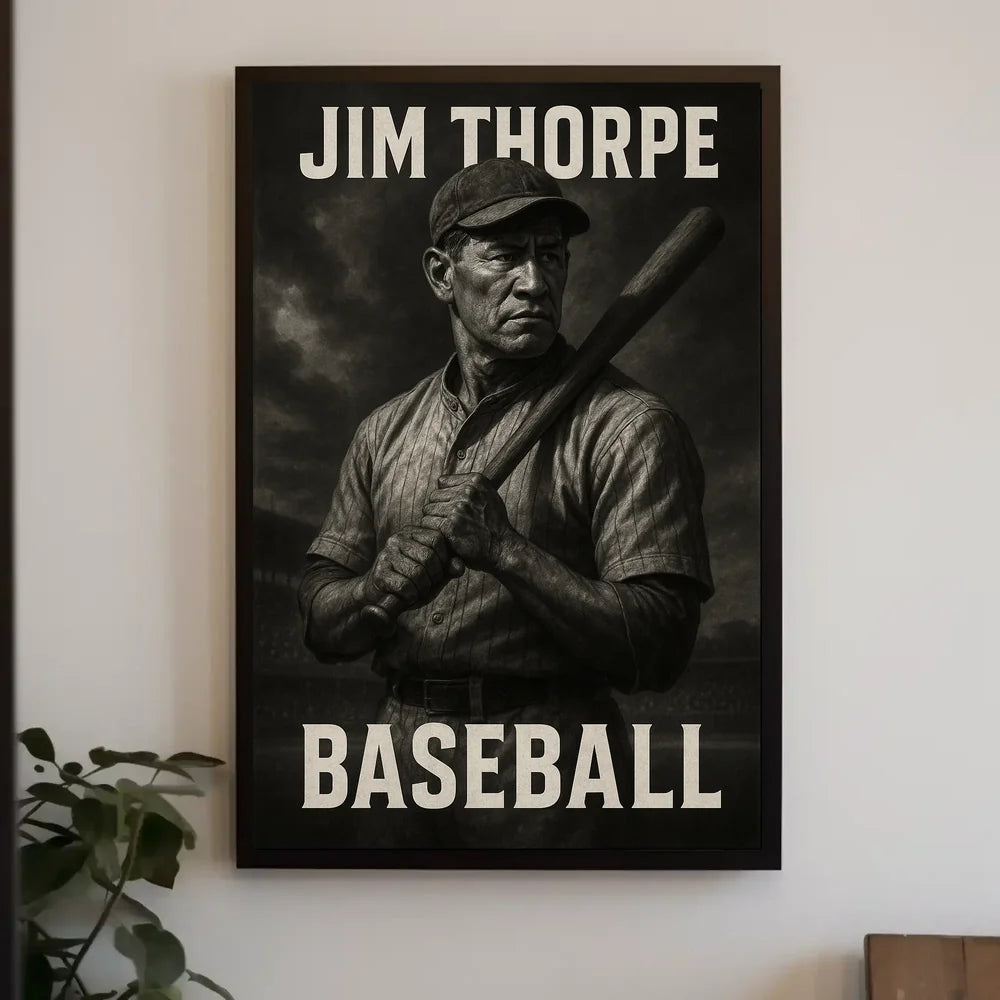 Vintage Baseball Nostalgia Art Poster