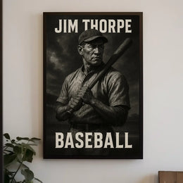 Vintage Baseball Nostalgia Art Poster
