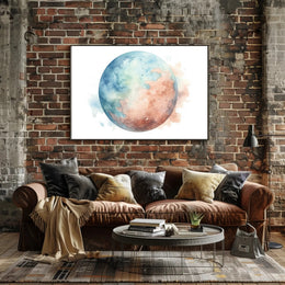Watercolor Earth Poster