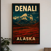 Denali Alaskas Majestic Peak Poster