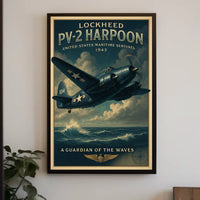 Lockheed Pv-2 Harpoon United States Poster