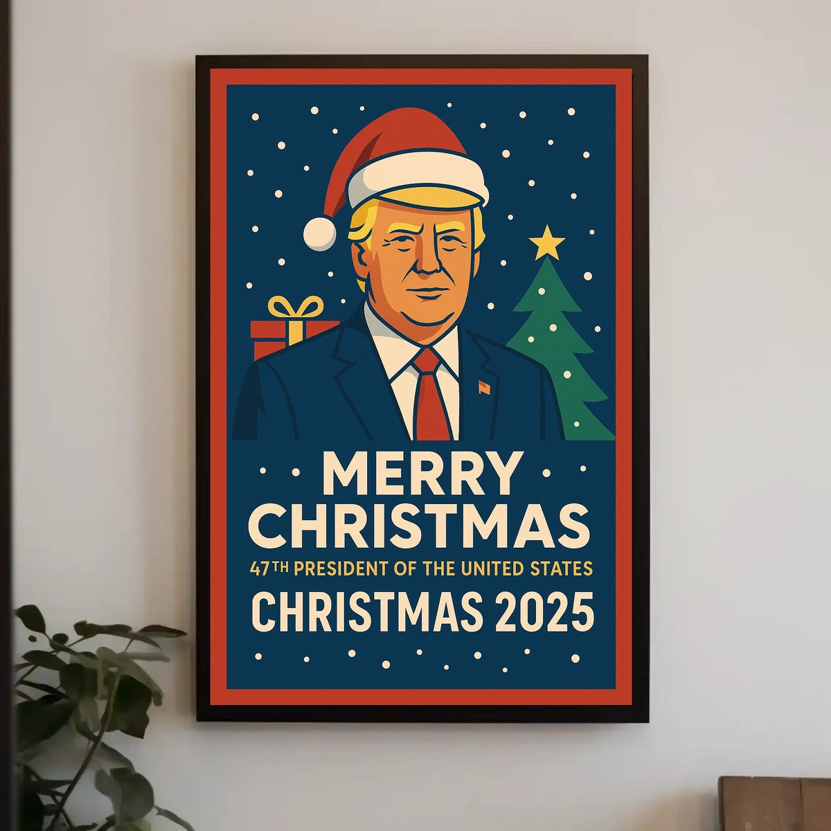 47th President Christmas 2025 Poster