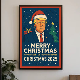 47th President Christmas 2025 Poster