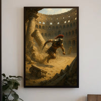 Gladiator in the Arena Poster