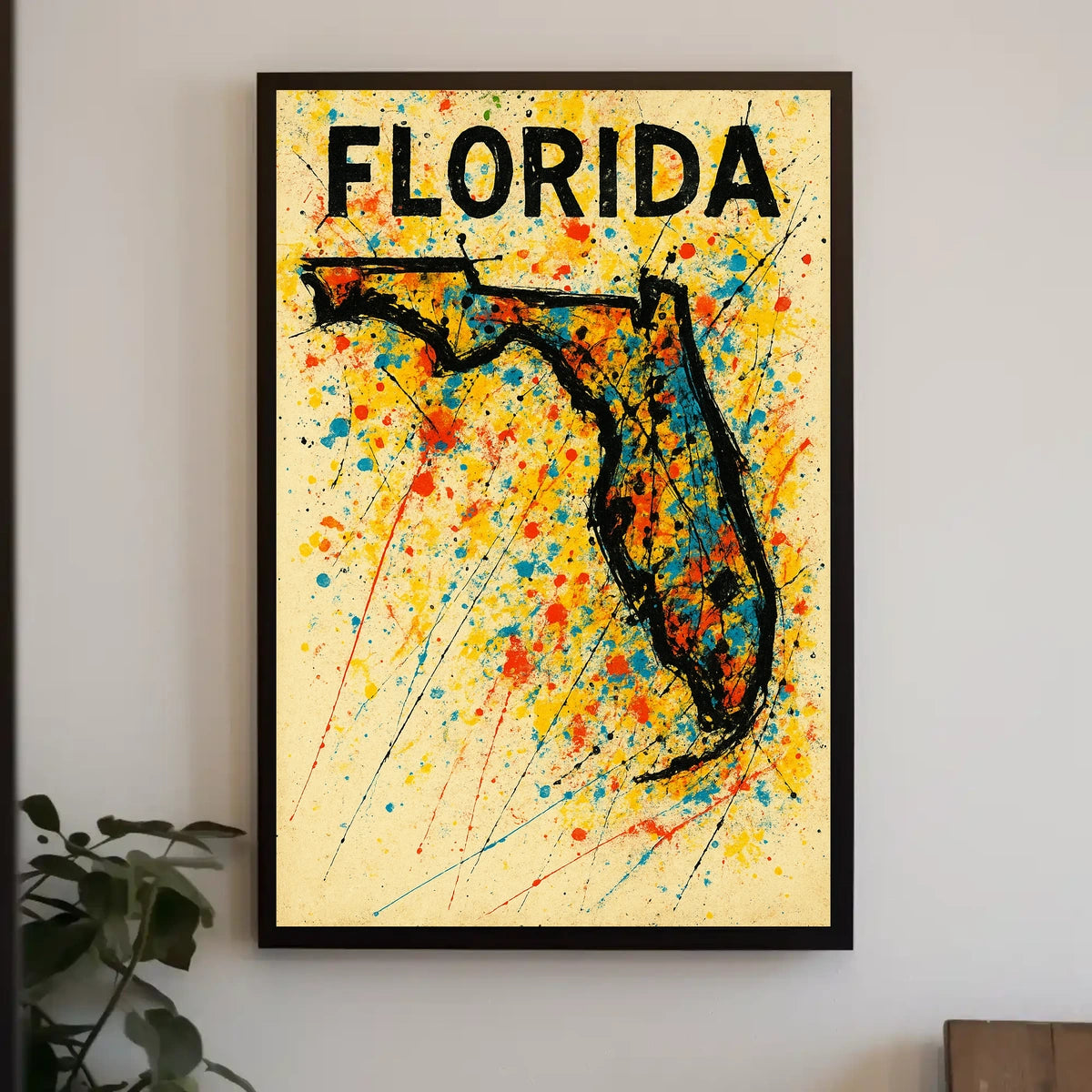 Florida Art Splash Poster