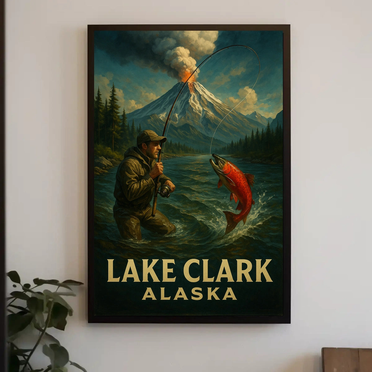 Lake Clark, Alaska Adventure Poster