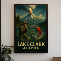 Lake Clark, Alaska Adventure Poster