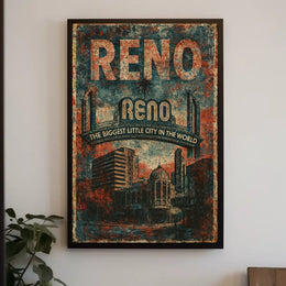 Reno The Biggest Little City In The Poster