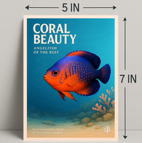 Coral Beauty Angelfish Poster PosterGoat