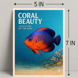 Coral Beauty Angelfish Poster PosterGoat