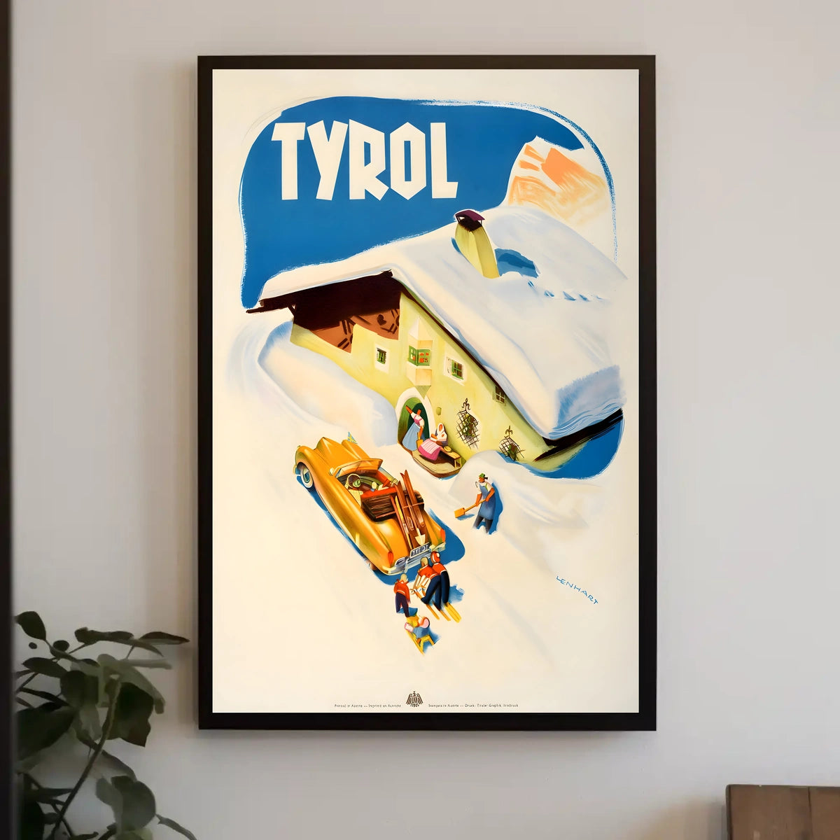 Winter In Tyrol Poster