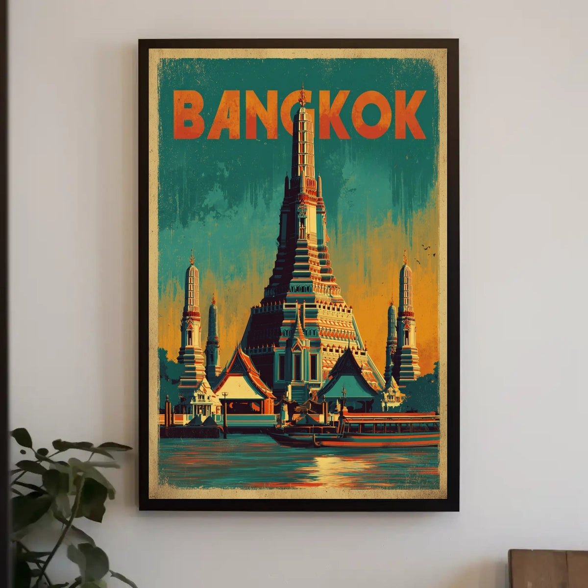Bangkok Skyline Poster