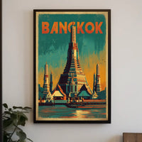 Bangkok Skyline Poster