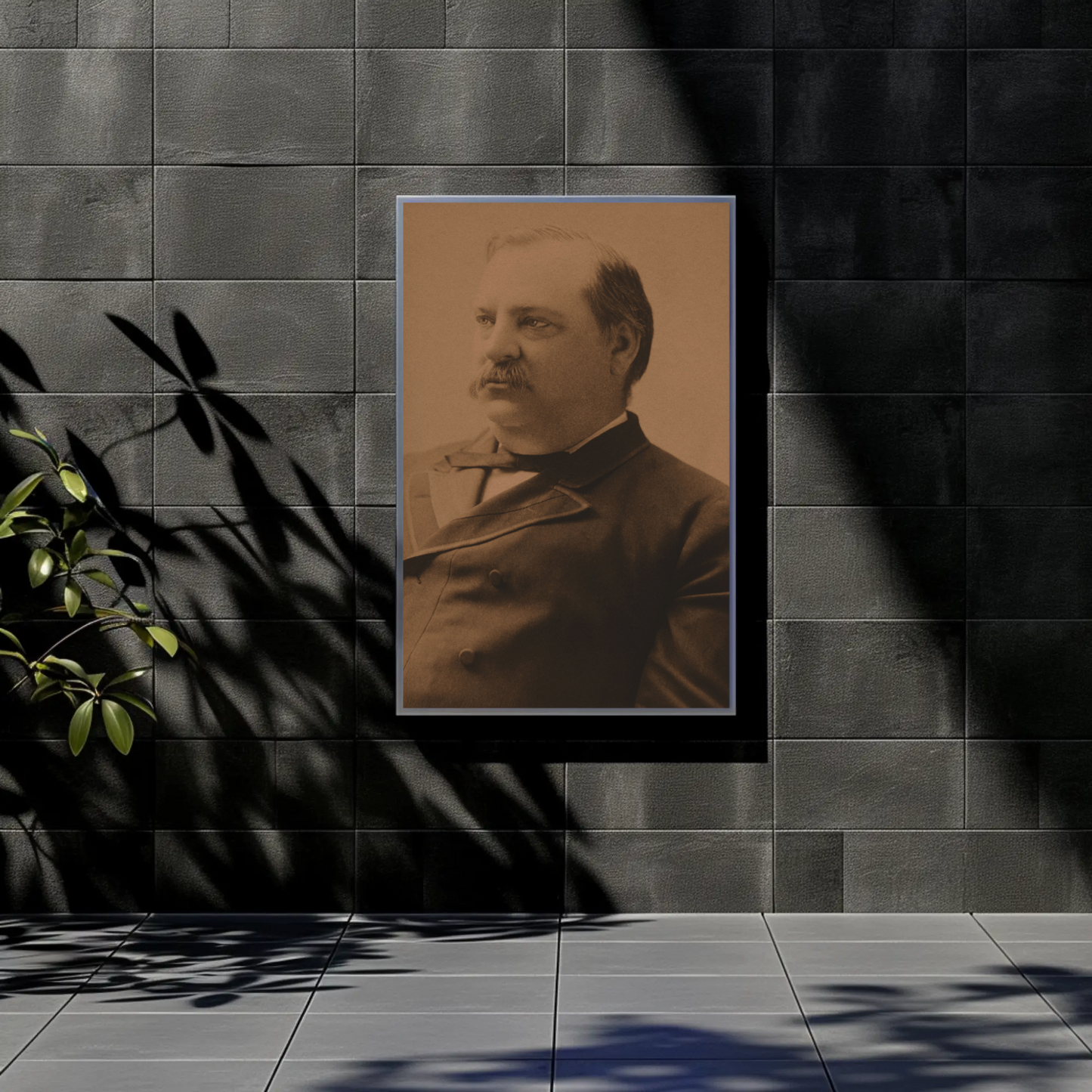 Grover Cleveland 22nd President Sepia Photo