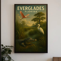 Everglades Wildlife Poster