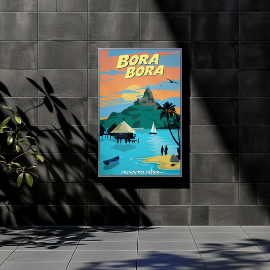 Bora Bora Travel Poster