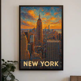 New York Skyline Poster