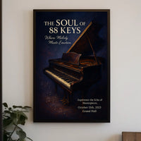 The Soul Of 88 Keys Poster