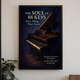 The Soul Of 88 Keys Poster