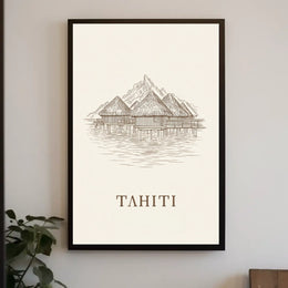 Tahiti Paradise Poster